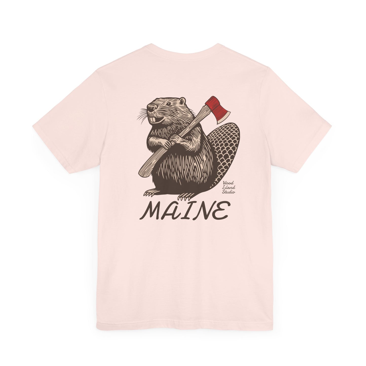 Beaver Axe Maine Graphic Unisex Tee