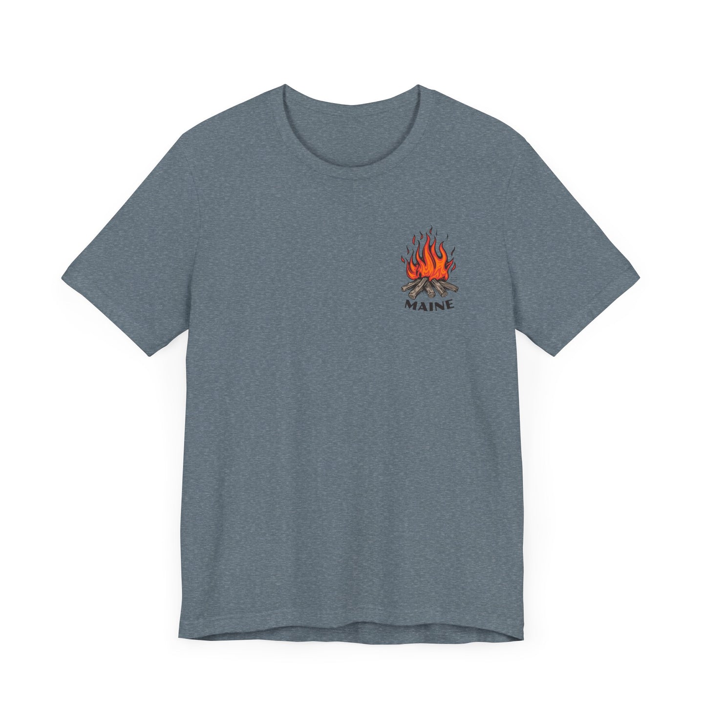 Maine Campfire Graphic Unisex Tee