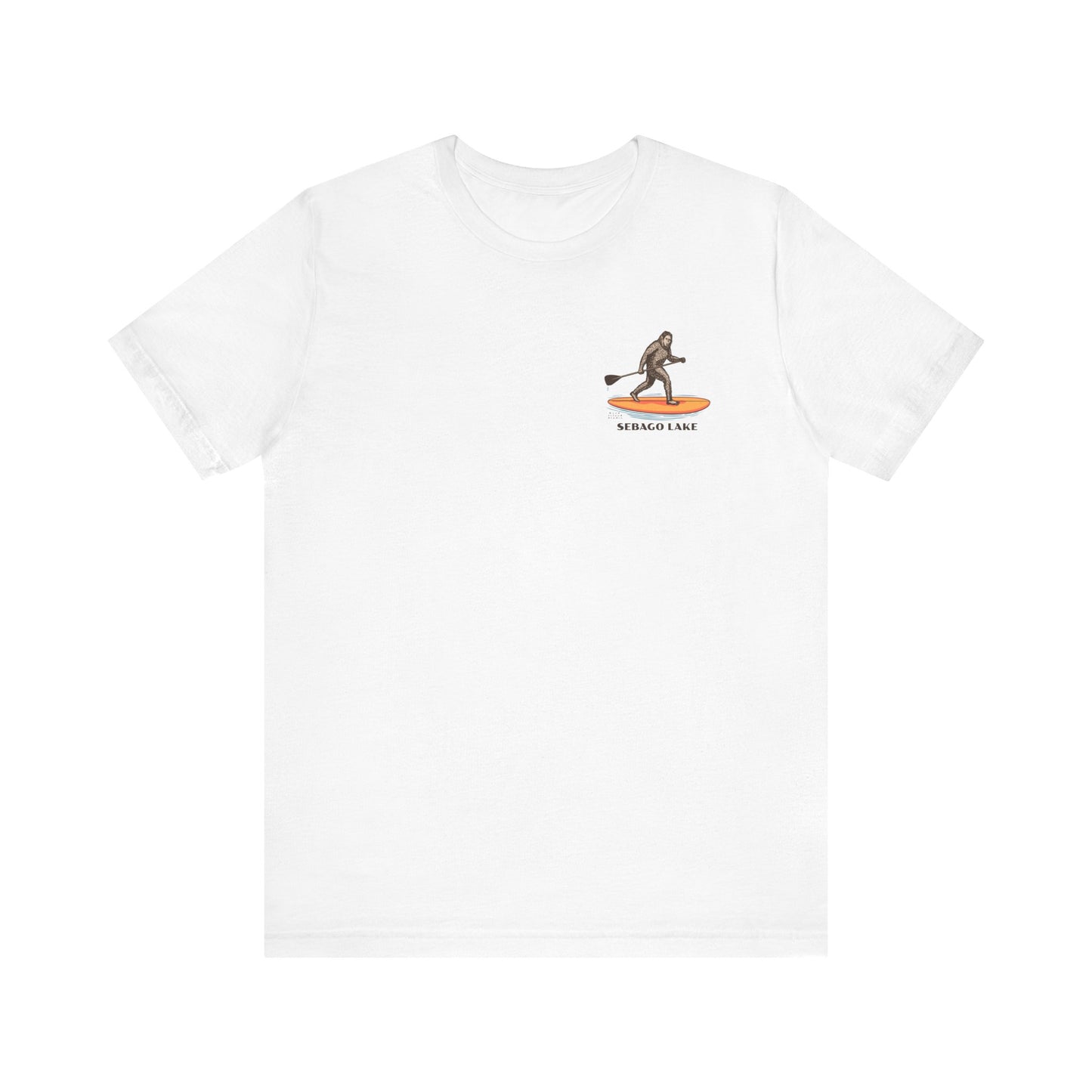 Sebago Lake Sasquatch Adventure Tee - Unisex Jersey Short Sleeve T-Shirt