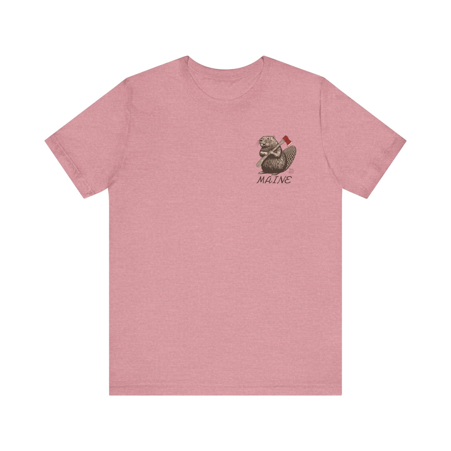 Beaver Axe Maine Graphic Unisex Tee