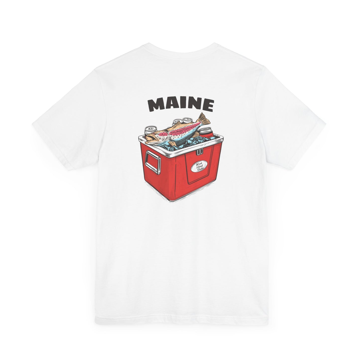 Maine FIsh Camp Graphic Unisex Tee