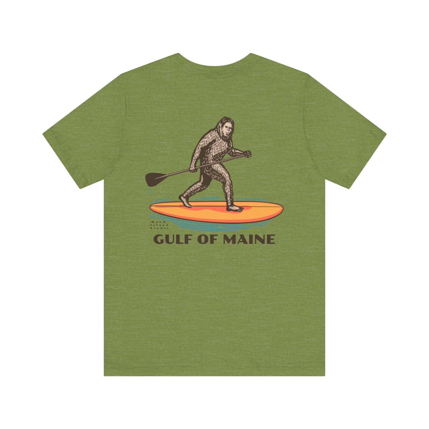Gulf of Maine Sasquatch Yeti Bigfoot Adventure Tee - Unisex Jersey Short Sleeve T-Shirt