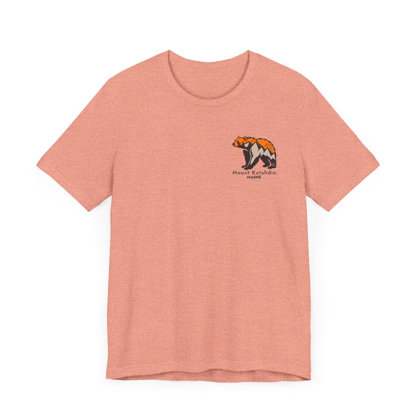 Mount Katahdin Maine Bear Graphic Unisex Tee