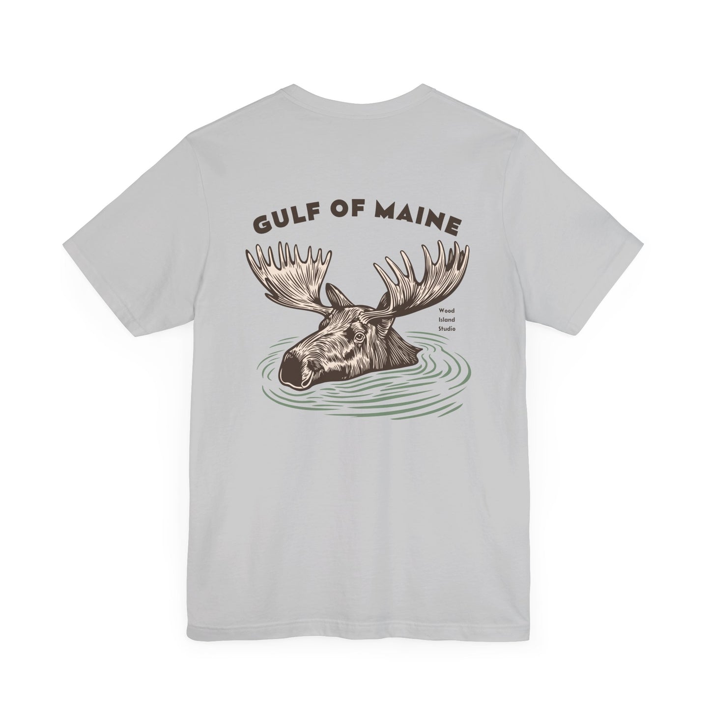 Gulf of Maine Moose Graphic Tee - Unisex Short Sleeve T-Shirt
