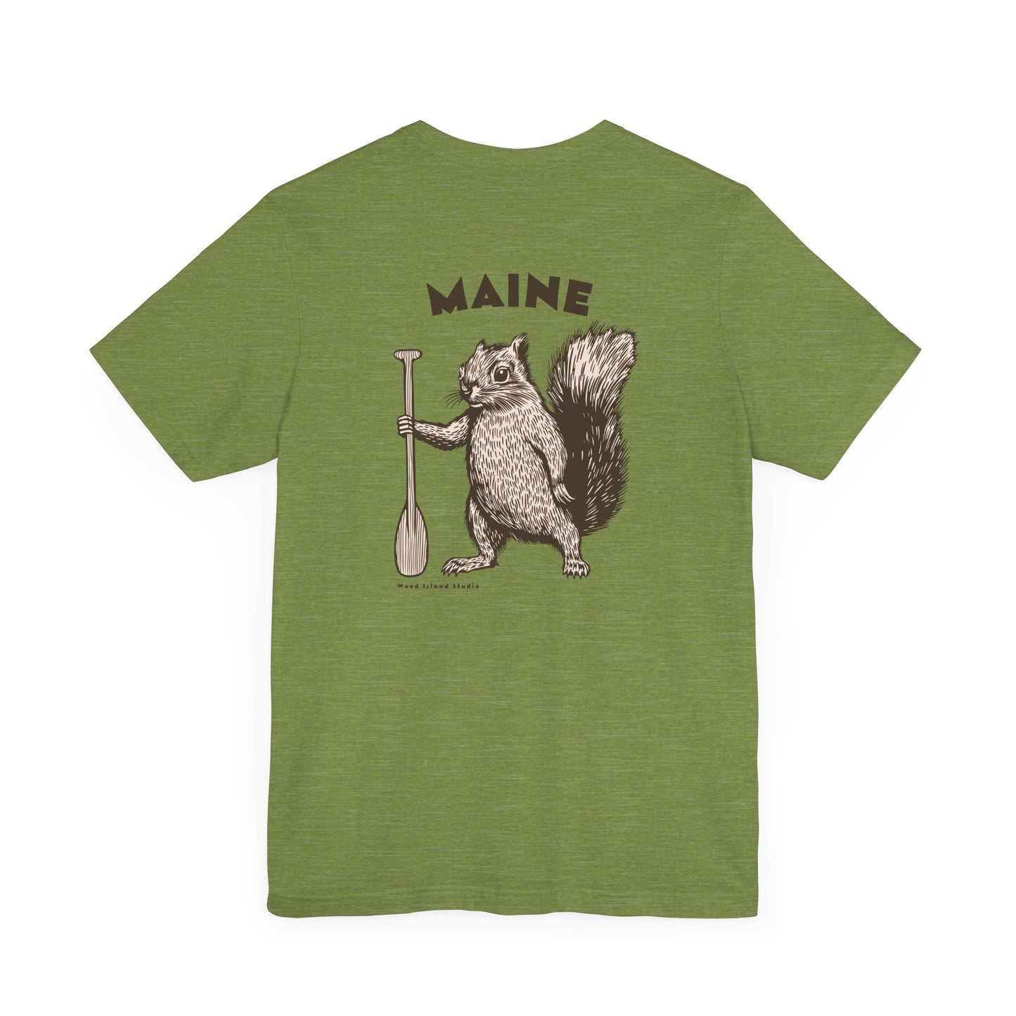 Maine Oar Squirrel Graphic Unisex Tee