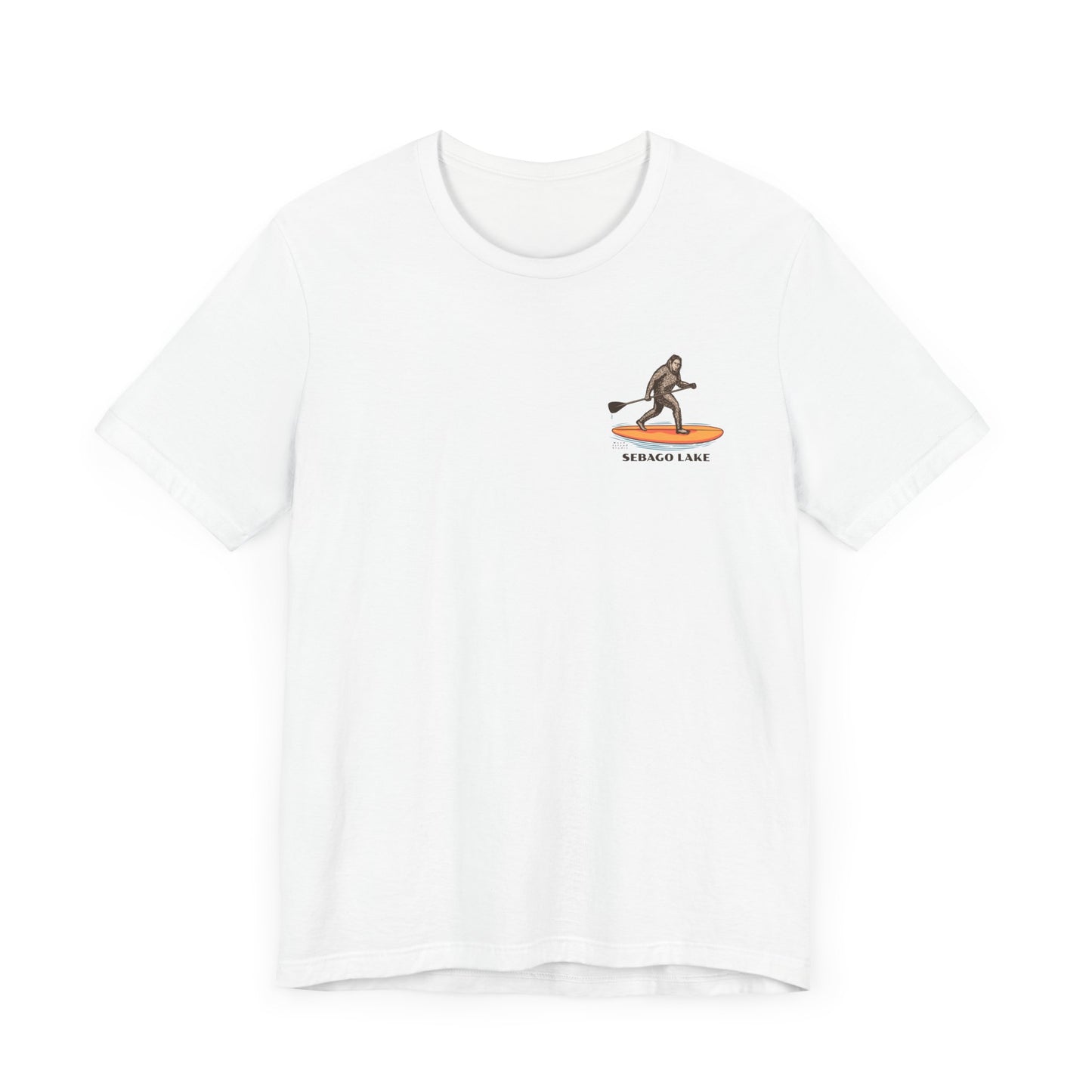 Sebago Lake Sasquatch Adventure Tee - Unisex Jersey Short Sleeve T-Shirt