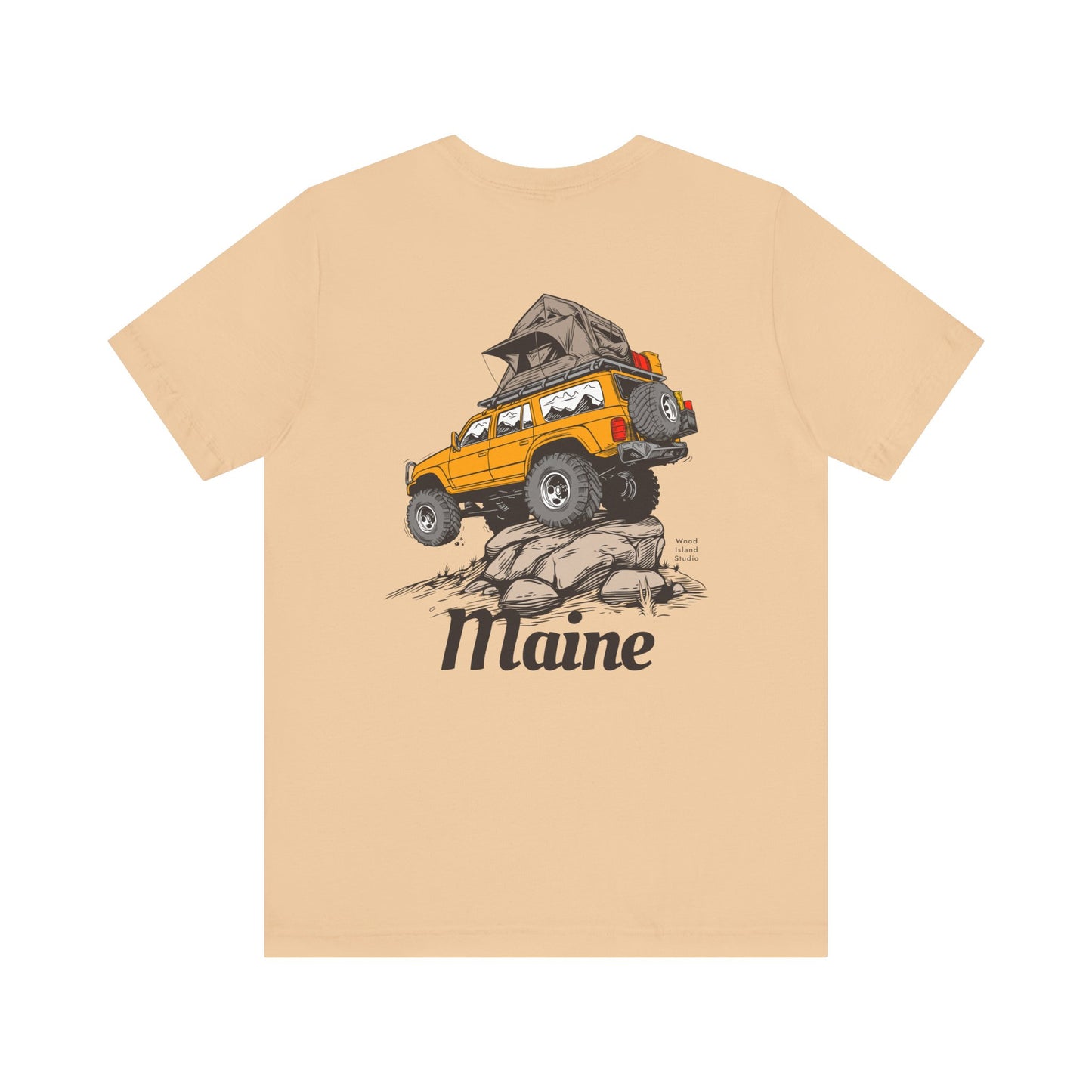 Offroad Maine Camping Graphic Unisex Tee