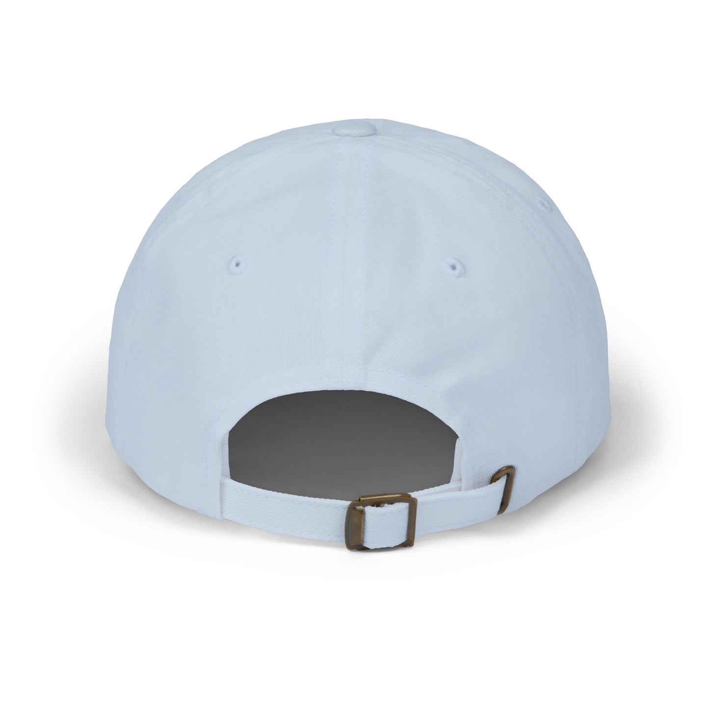 Spruce Head Embroidered with teal letters - Dad Cap with Blue Letters – Minimal Coastal Baseball Hat