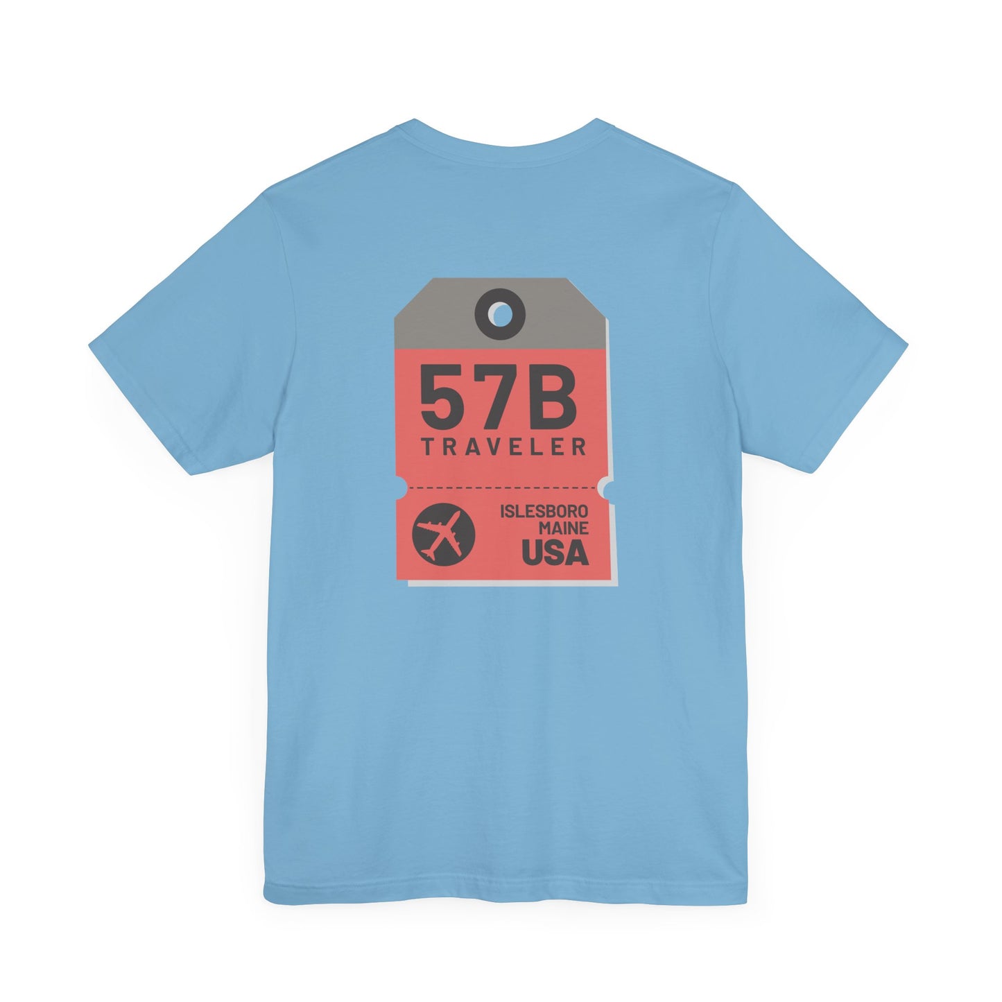Islesboro Maine Luggage Tag Graphic Tee 57B