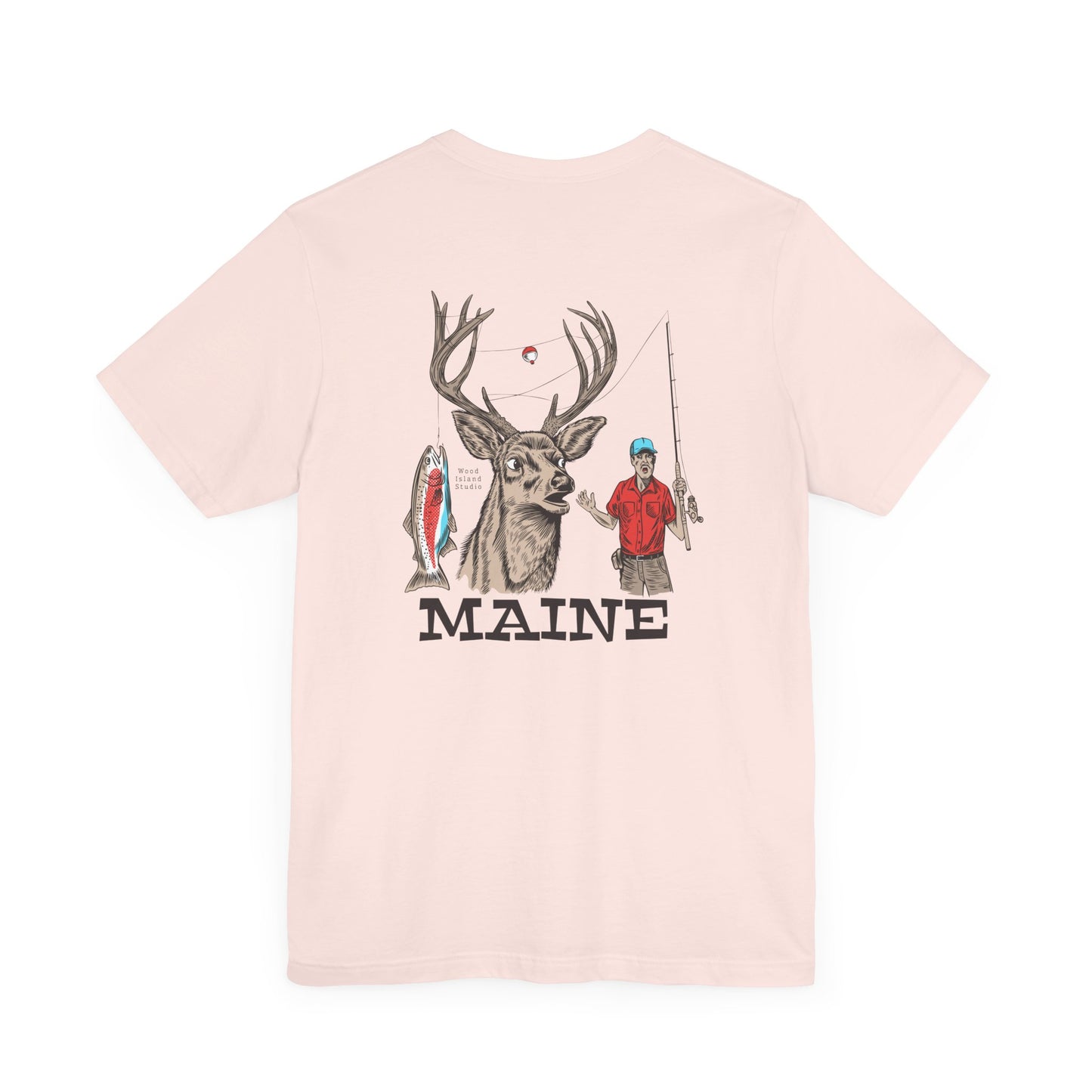 Maine Sportsman Graphic Unisex Tee