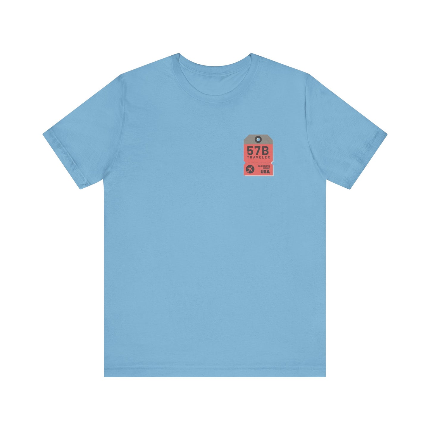 Islesboro Maine Luggage Tag Graphic Tee 57B