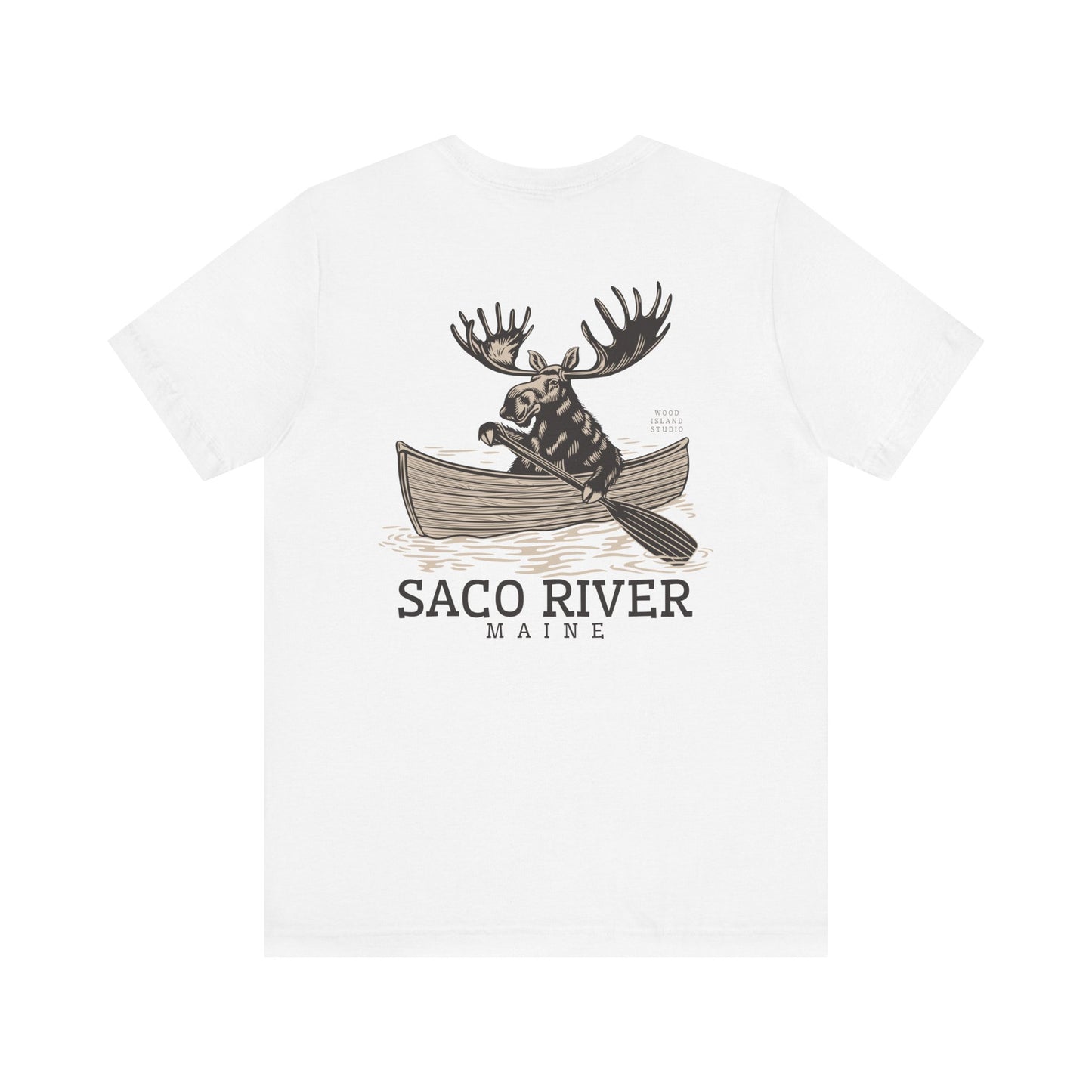 Saco River Rowing Moose Graphic Tee