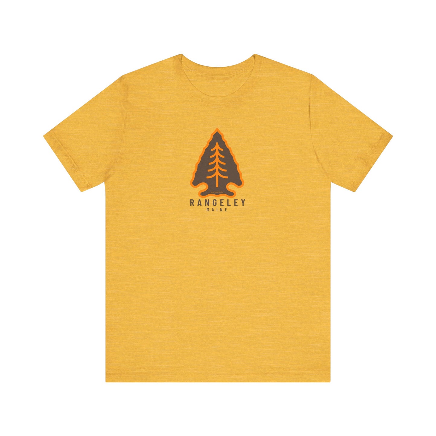 Rangeley Maine Arrowhead Graphic Tee - Unisex Short Sleeve T-Shirt
