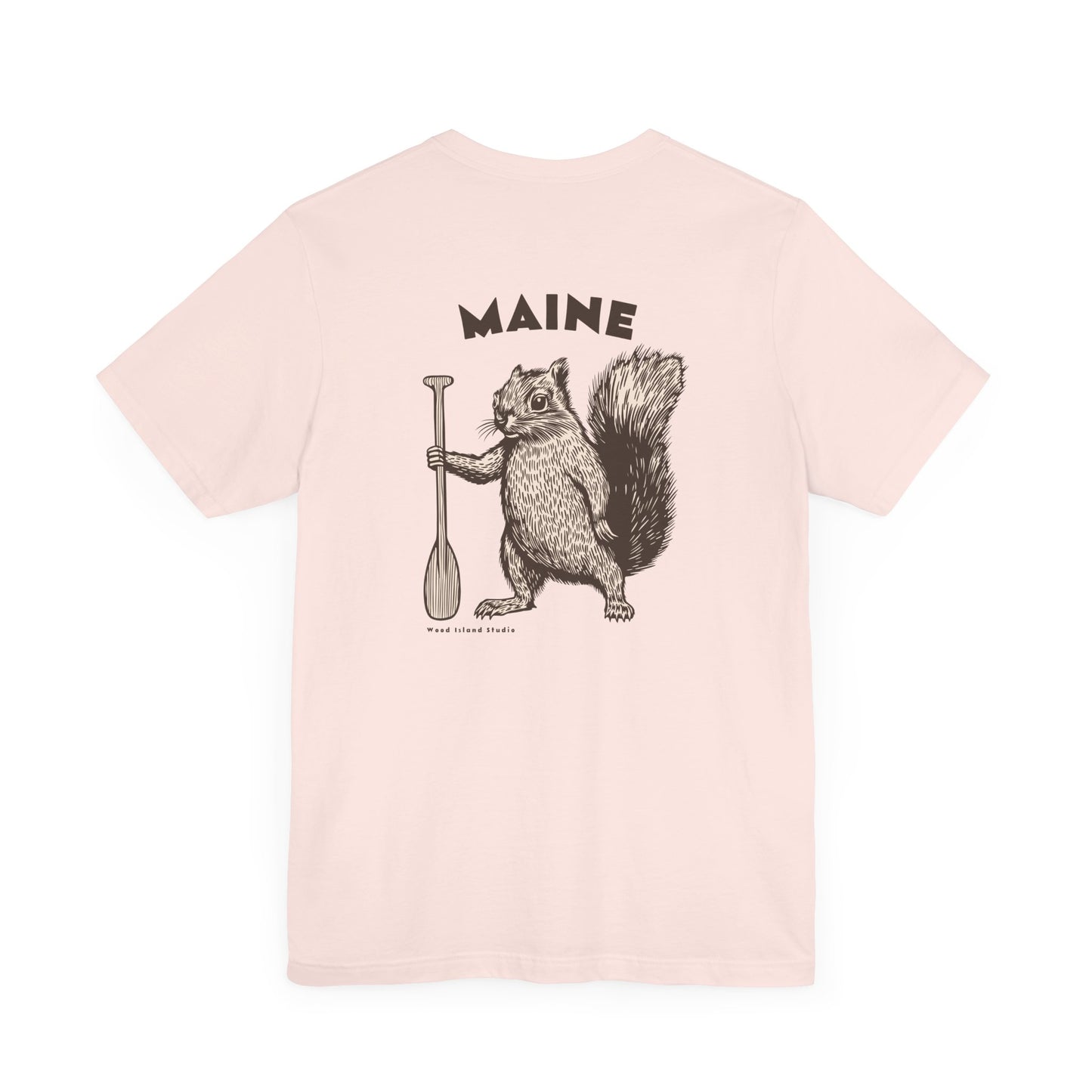 Maine Oar Squirrel Graphic Unisex Tee