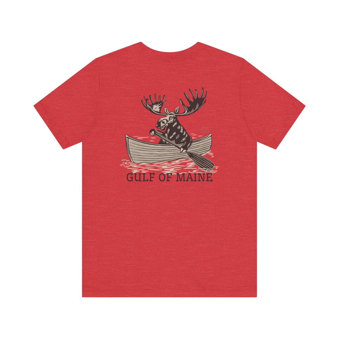 Gulf of Maine Rowing Moose Graphic Tee