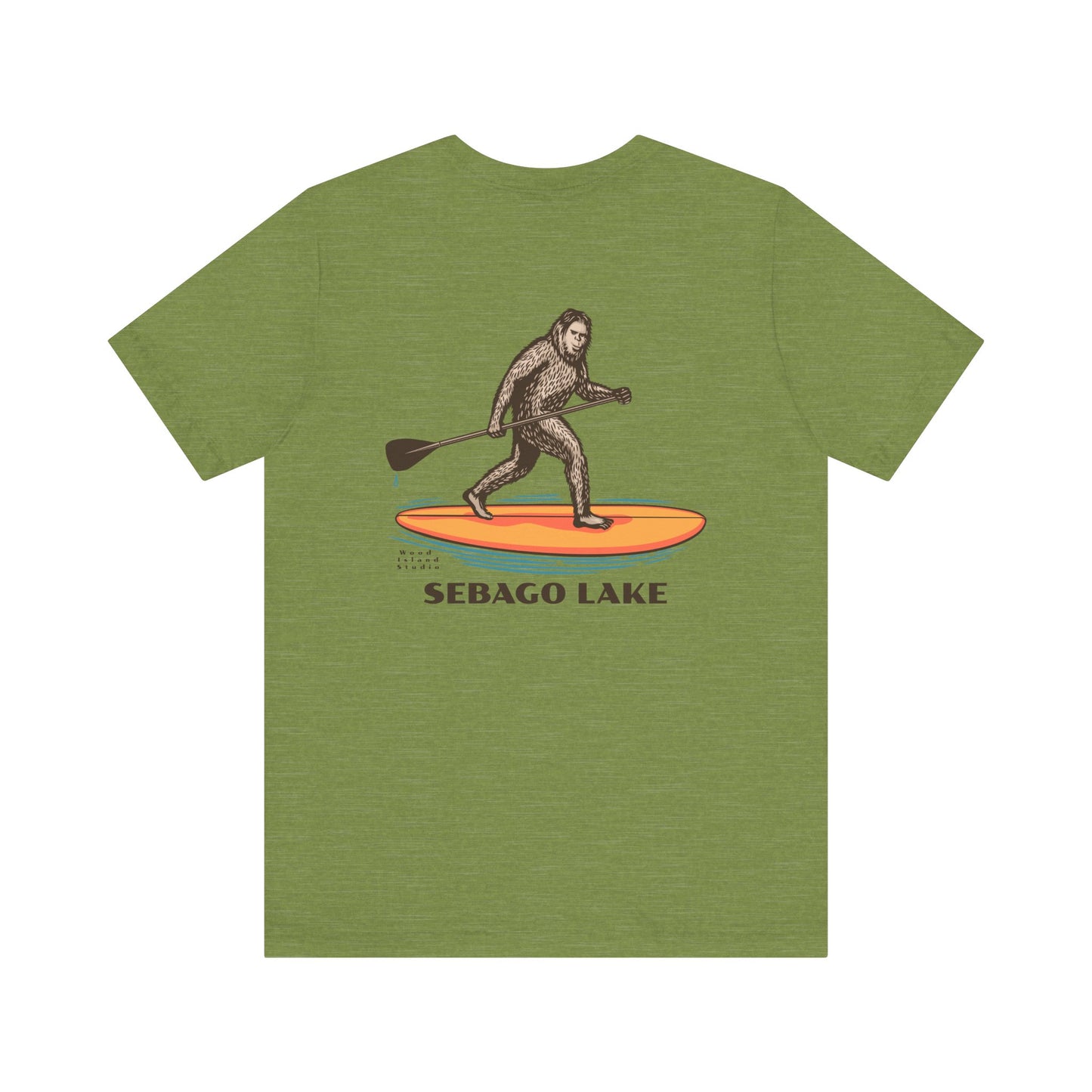 Sebago Lake Sasquatch Adventure Tee - Unisex Jersey Short Sleeve T-Shirt