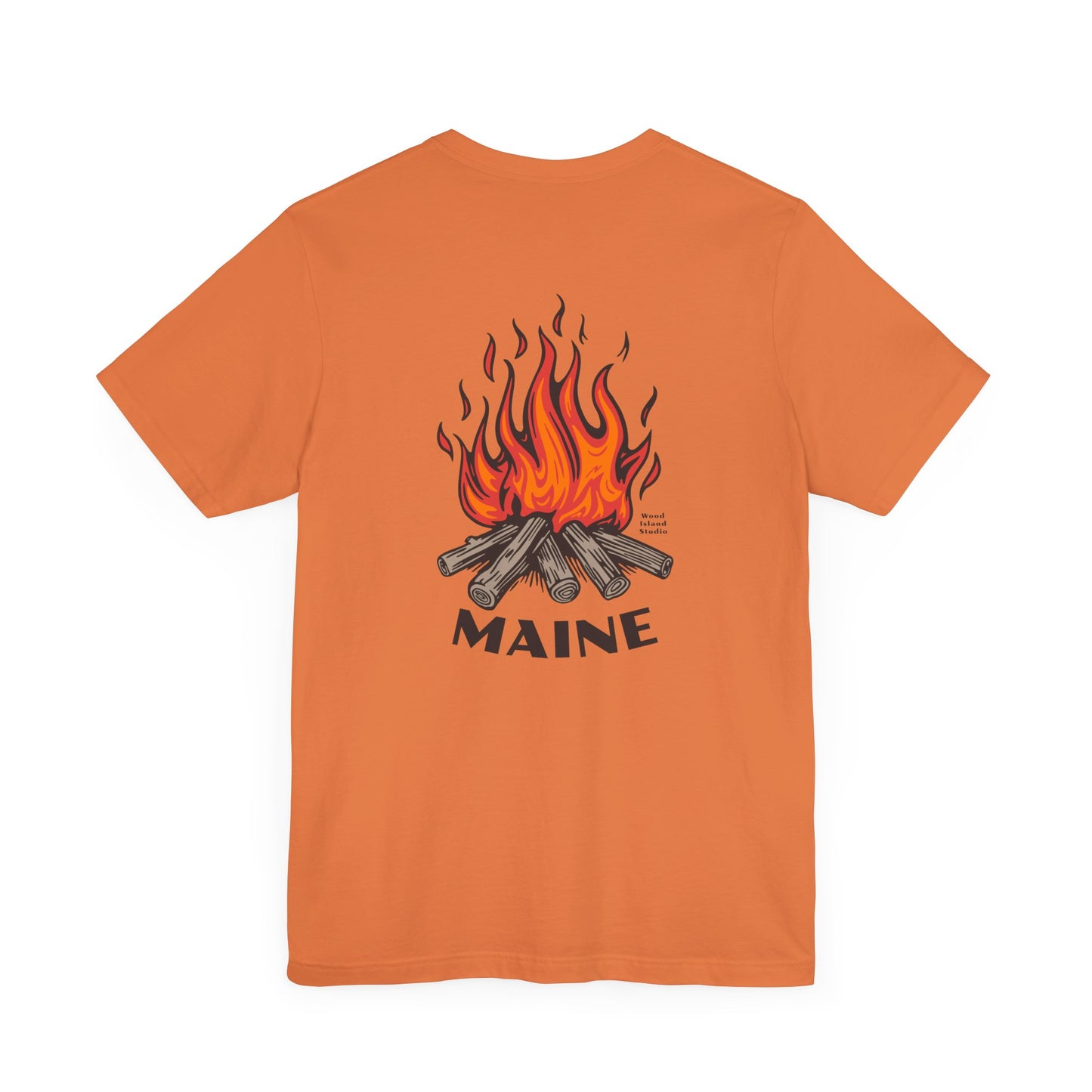 Maine Campfire Graphic Unisex Tee