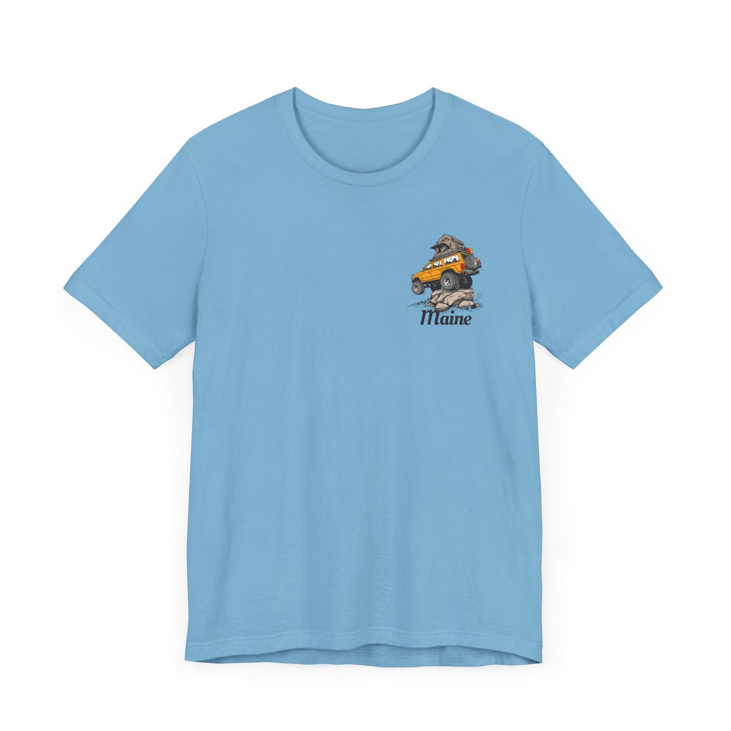 Offroad Maine Camping Graphic Unisex Tee