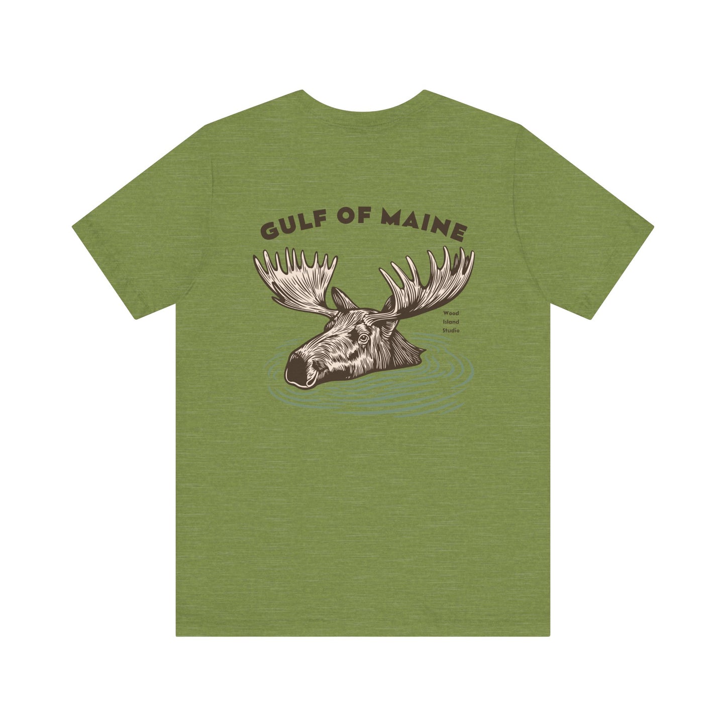 Gulf of Maine Moose Graphic Tee - Unisex Short Sleeve T-Shirt