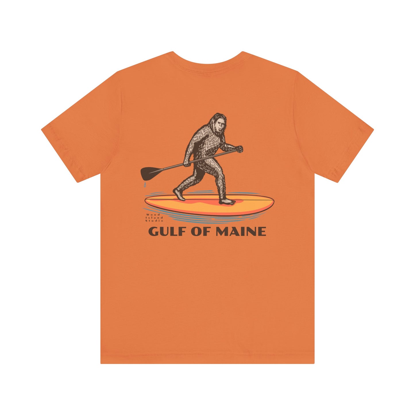 Gulf of Maine Sasquatch Yeti Bigfoot Adventure Tee - Unisex Jersey Short Sleeve T-Shirt