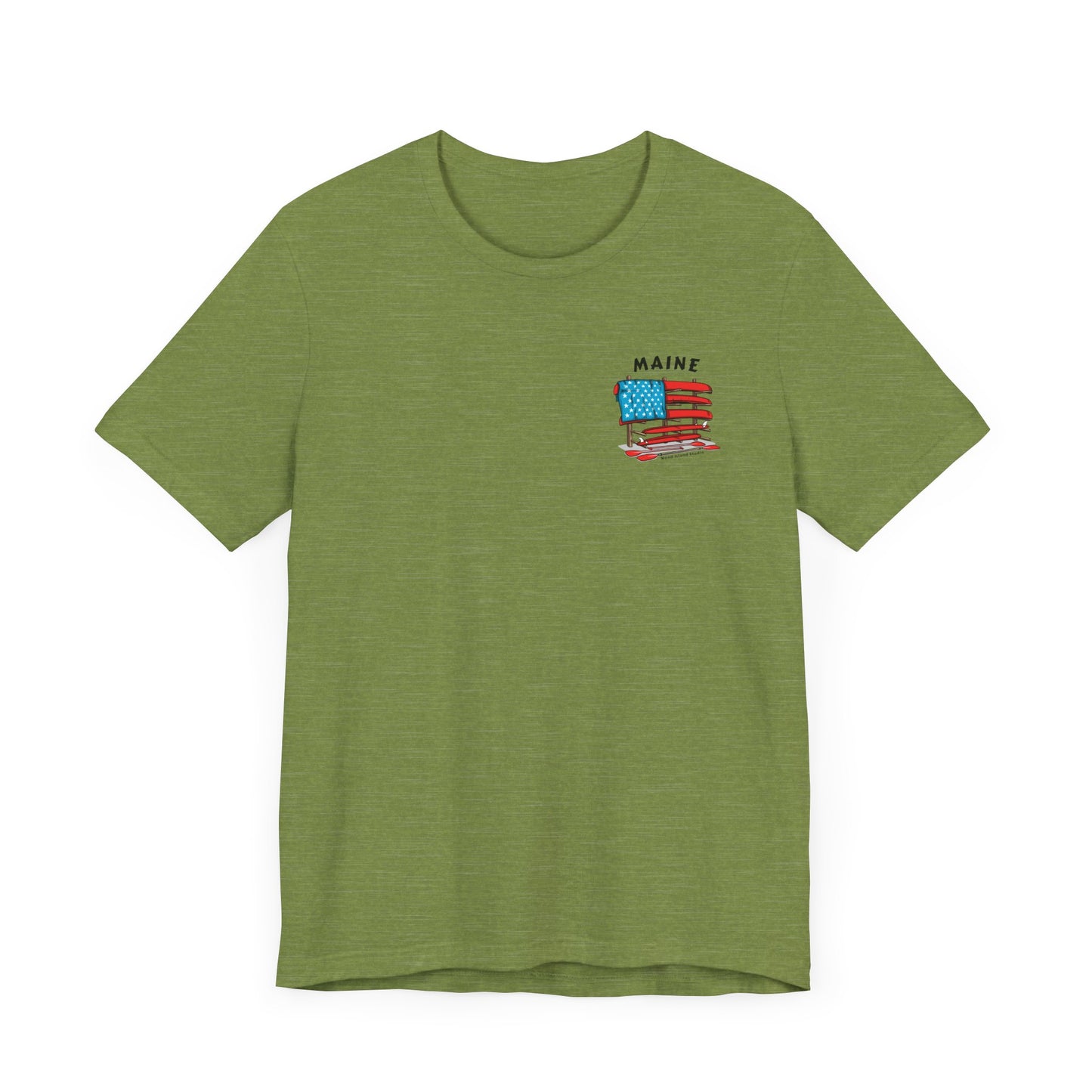 Maine Graphic Unisex Tee - Celebrate Patriotism with Style