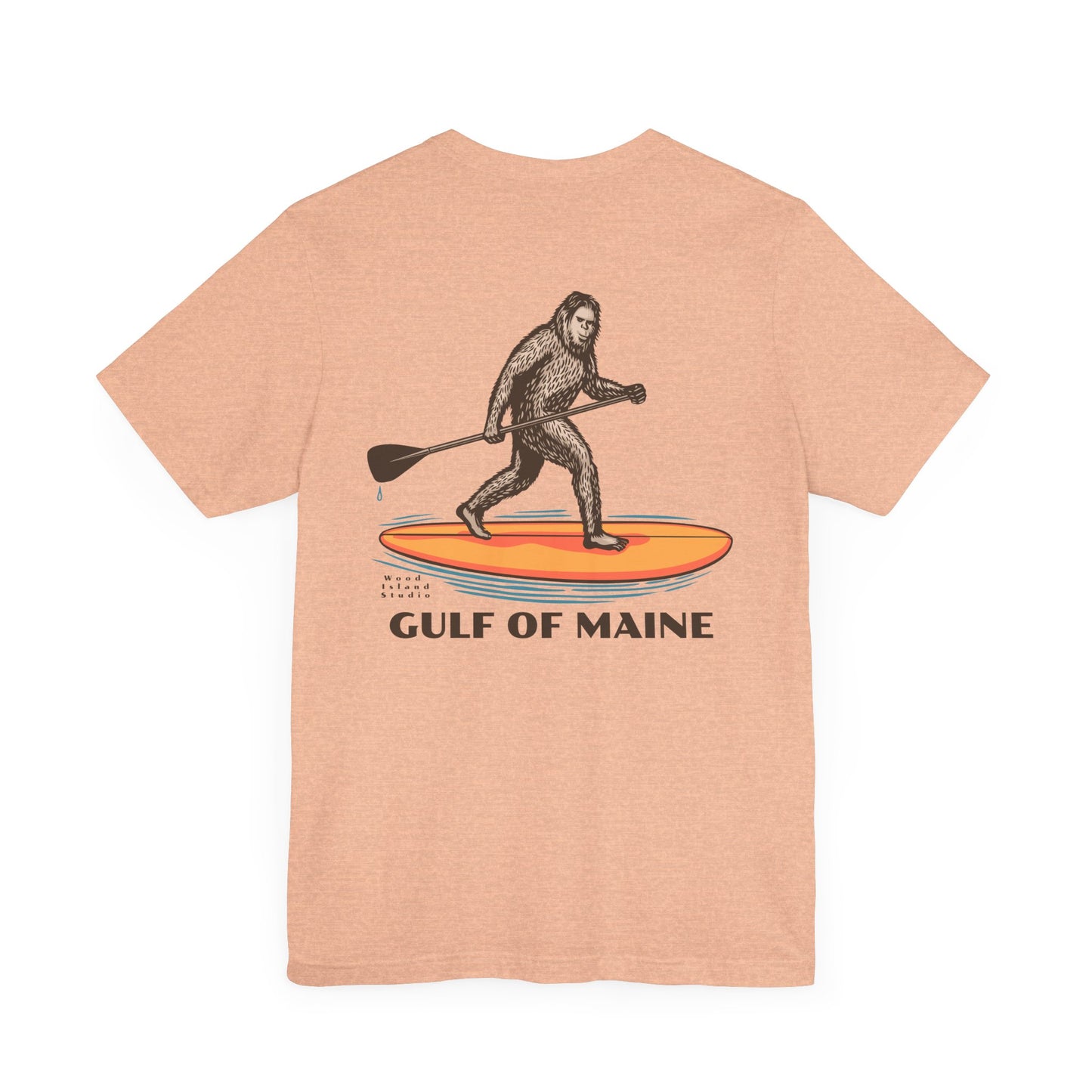 Gulf of Maine Sasquatch Yeti Bigfoot Adventure Tee - Unisex Jersey Short Sleeve T-Shirt