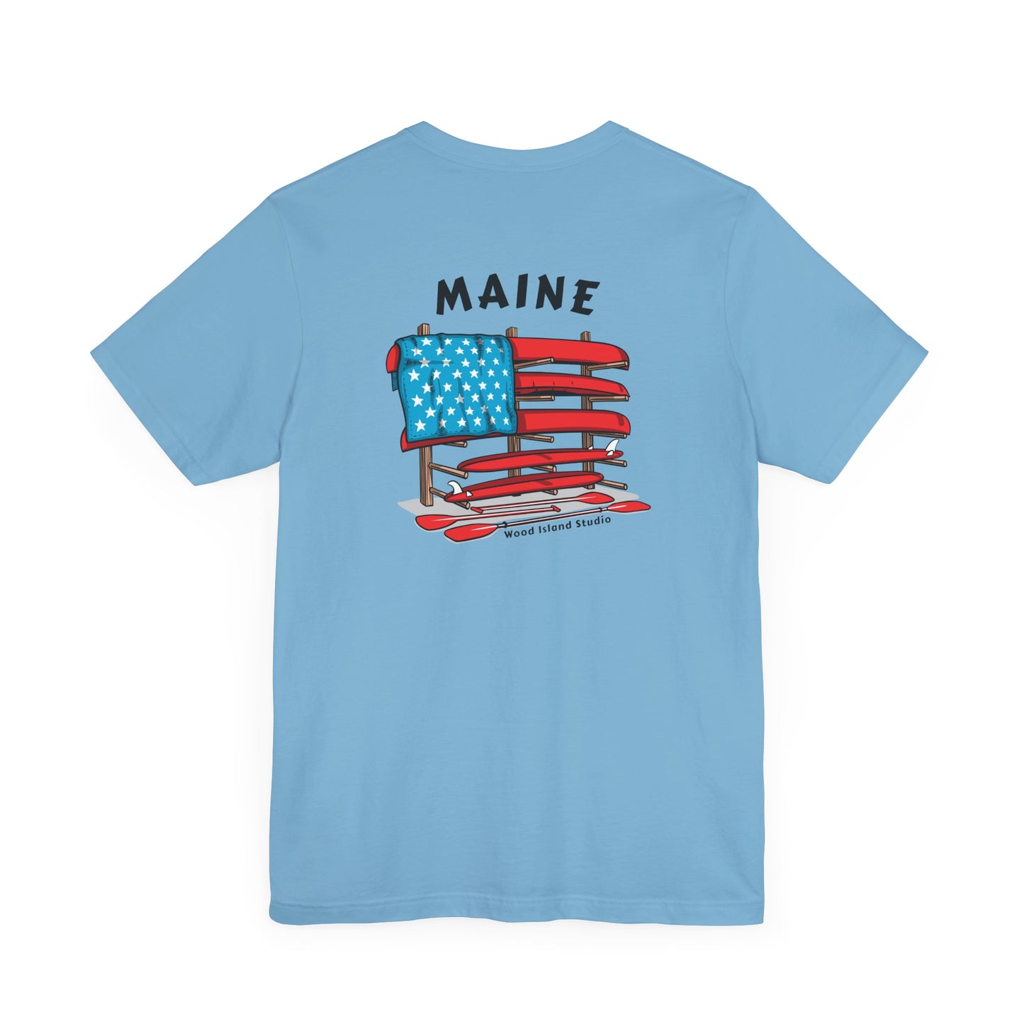 Maine Graphic Unisex Tee - Celebrate Patriotism with Style