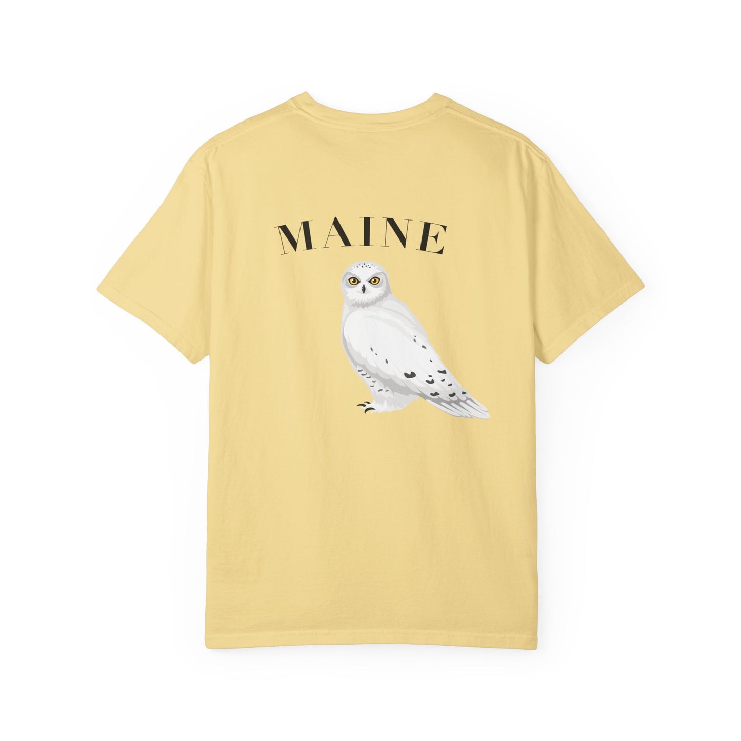 MAINE Snowy Owl Tee – Comfort Colors 1717