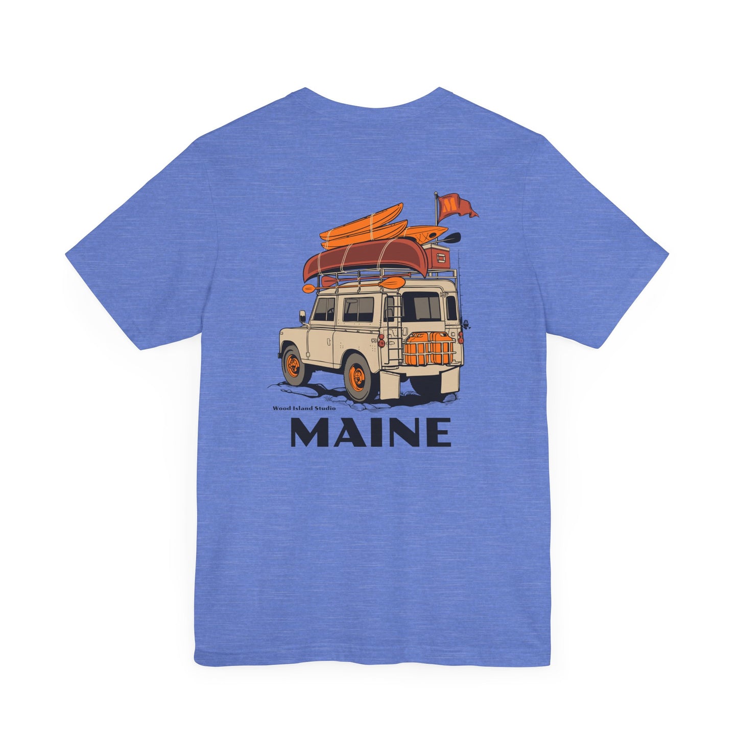 Maine Adventure Unisex Short Sleeve Tee - Perfect for Summer Trips!