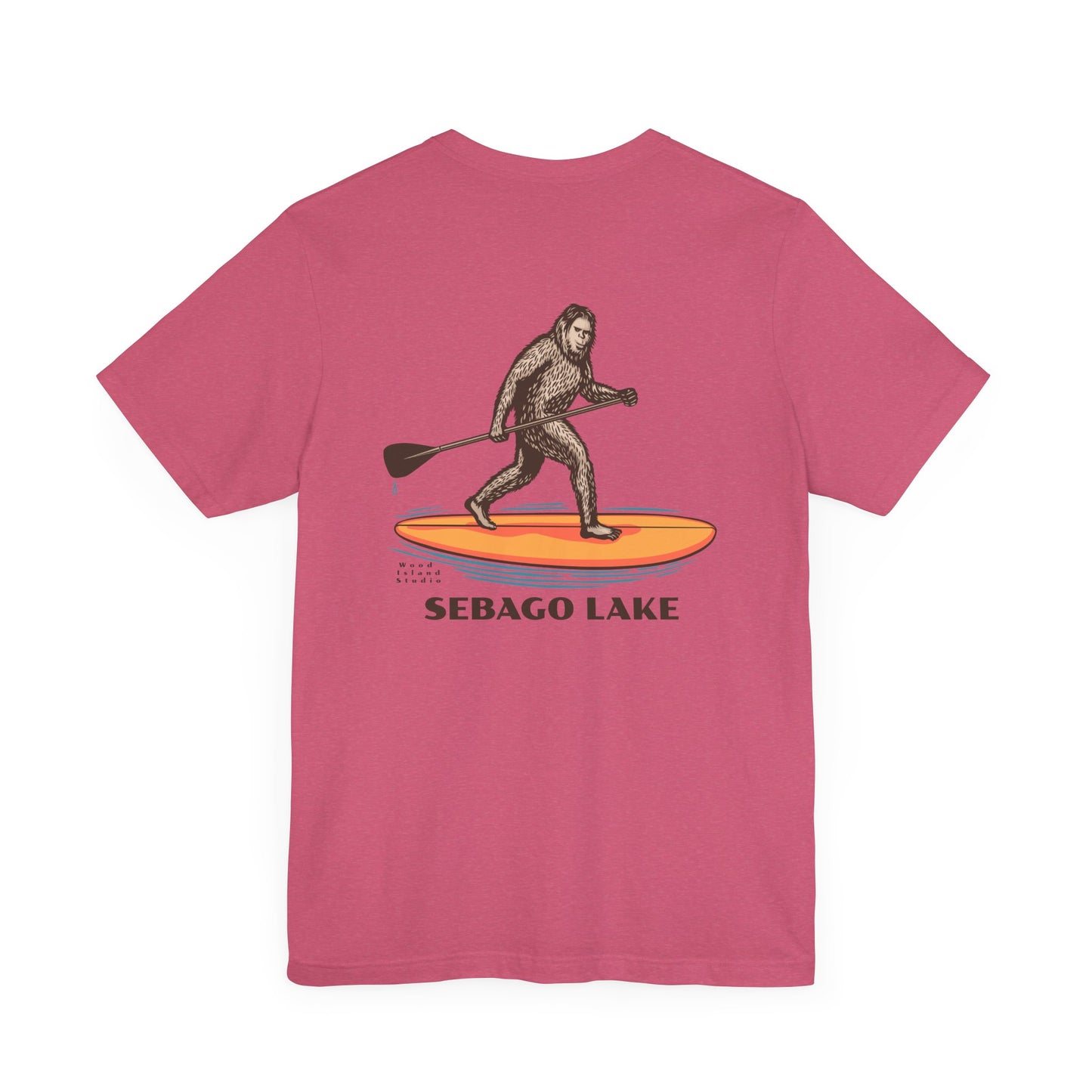 Sebago Lake Sasquatch Adventure Tee - Unisex Jersey Short Sleeve T-Shirt