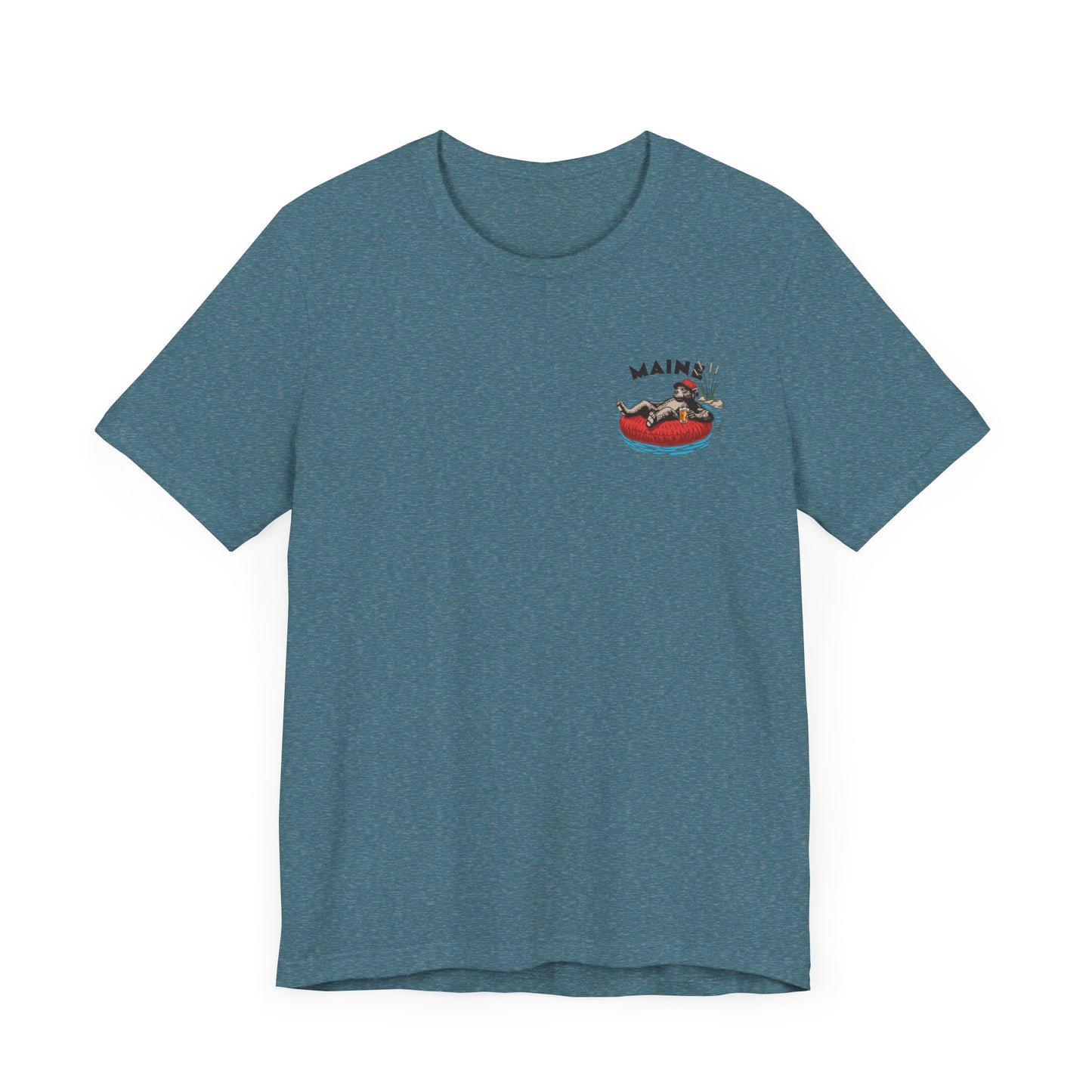 Portland Maine Rafting Bear Graphic Tee