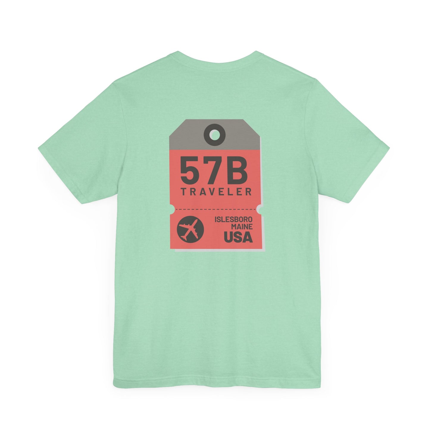 Islesboro Maine Luggage Tag Graphic Tee 57B