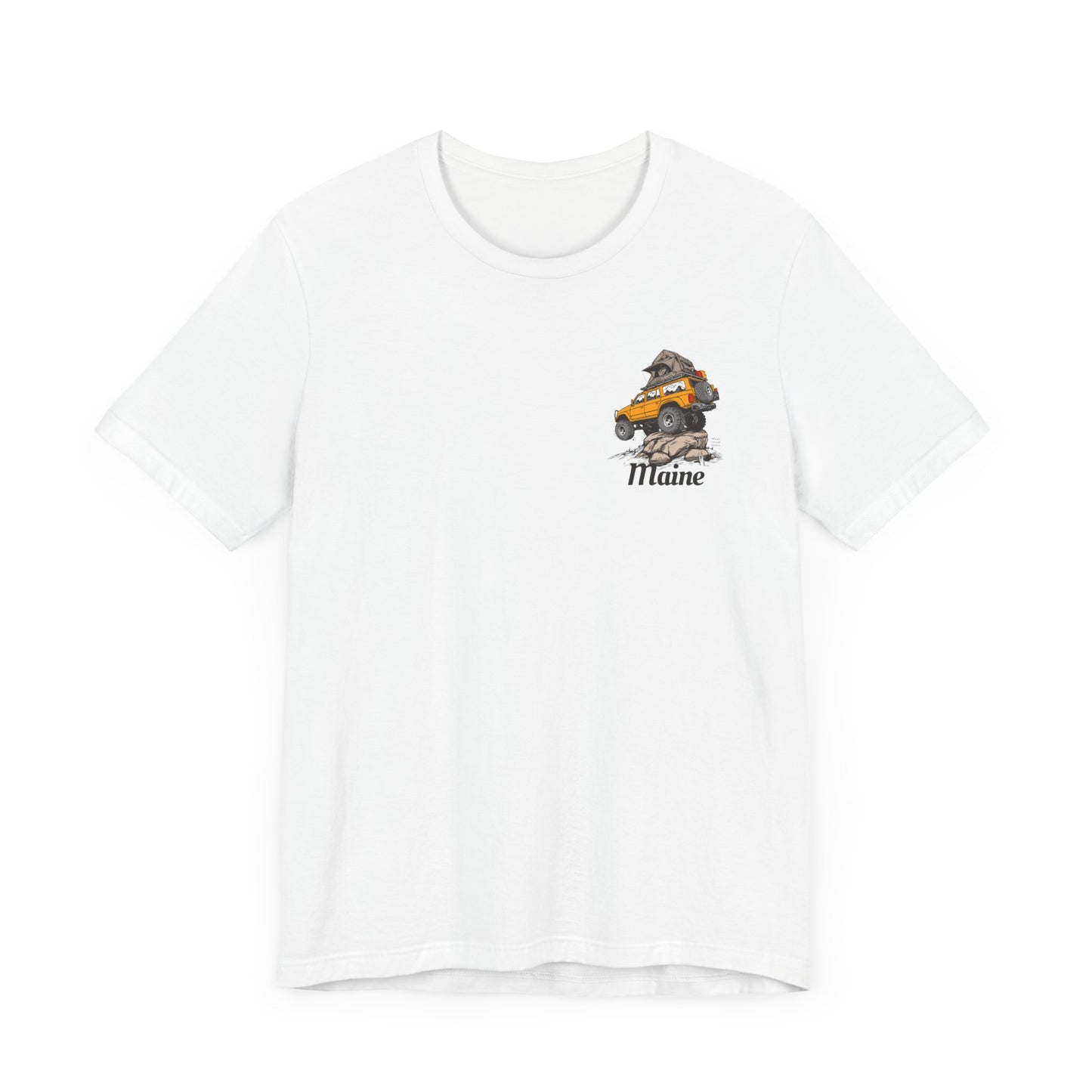 Offroad Maine Camping Graphic Unisex Tee