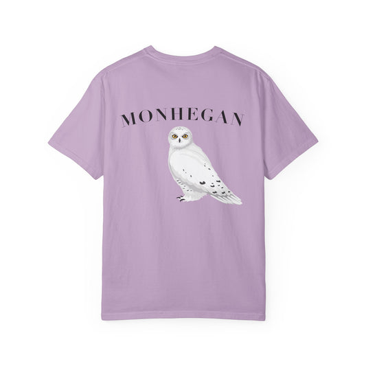 Monhegan Island Snowy Owl Tee – Comfort Colors 1717