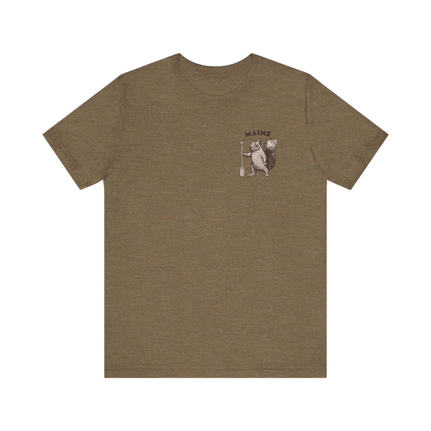 Maine Oar Squirrel Graphic Unisex Tee