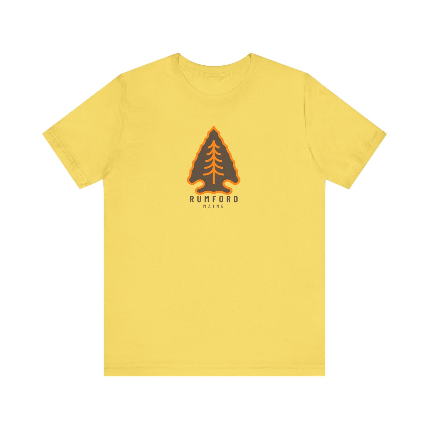 Rumford Maine Arrowhead Graphic Tee - Unisex Short Sleeve T-Shirt