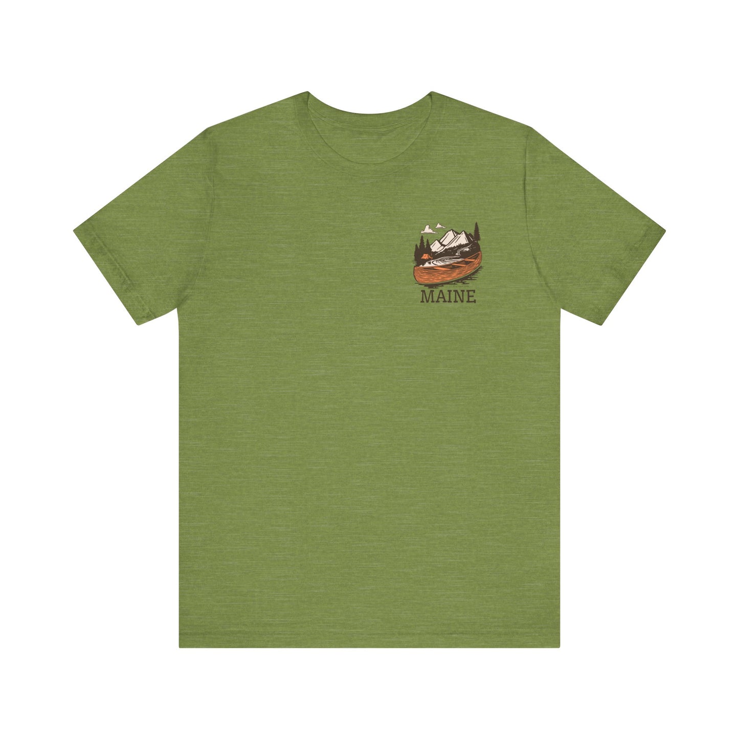 Canoeing in Maine Graphic Unisex Tee