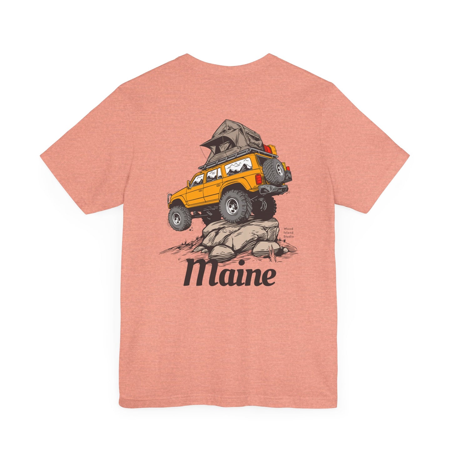 Offroad Maine Camping Graphic Unisex Tee