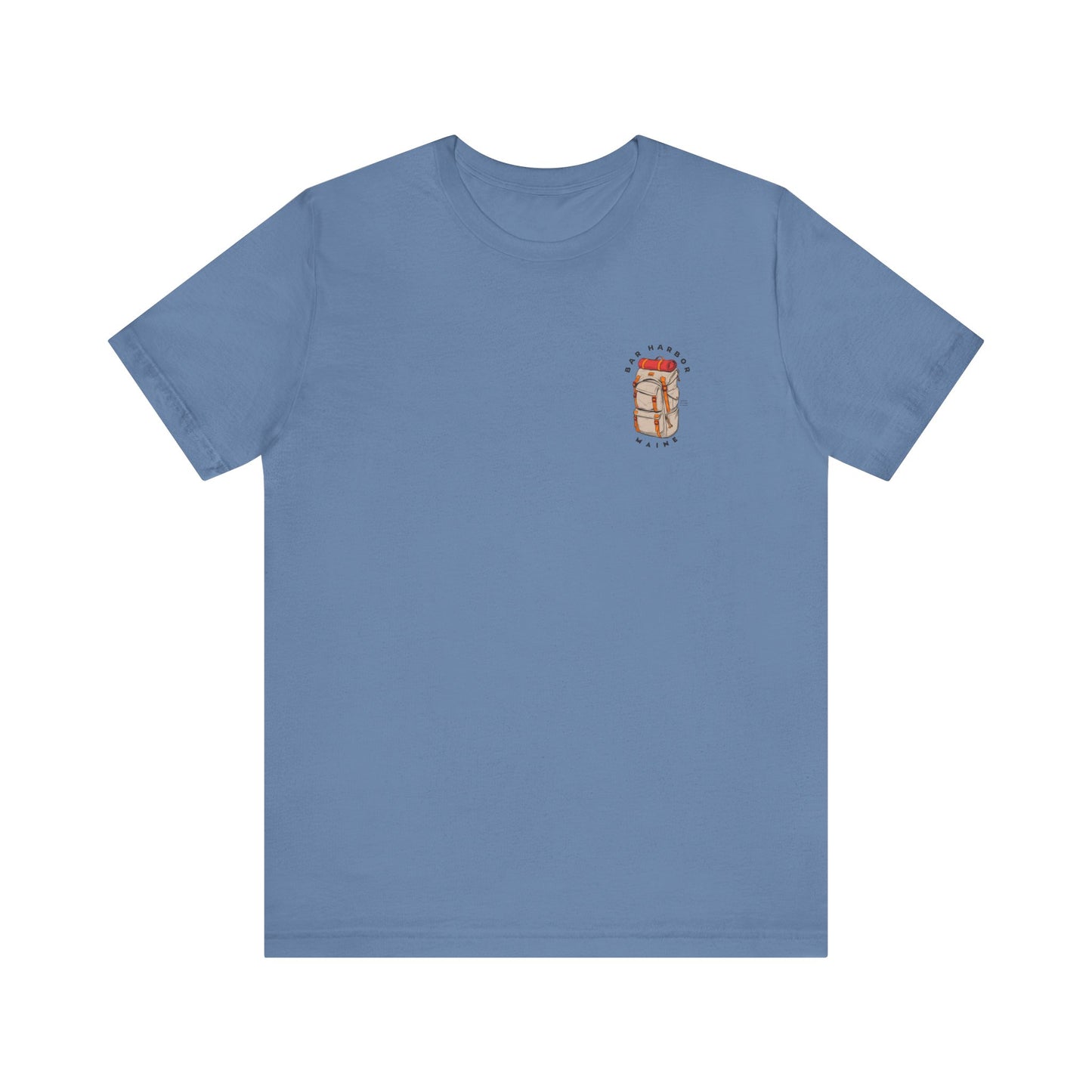 Bar Harbor Maine Backpacking Graphic Tee