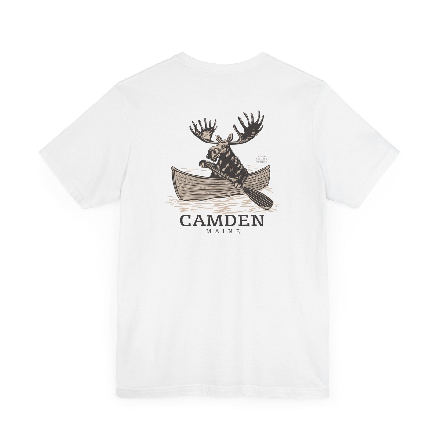 Camden Maine Rowing Moose Graphic Tee