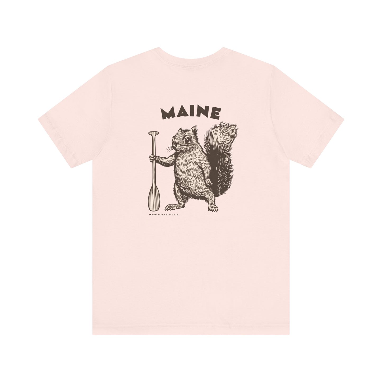 Maine Oar Squirrel Graphic Unisex Tee