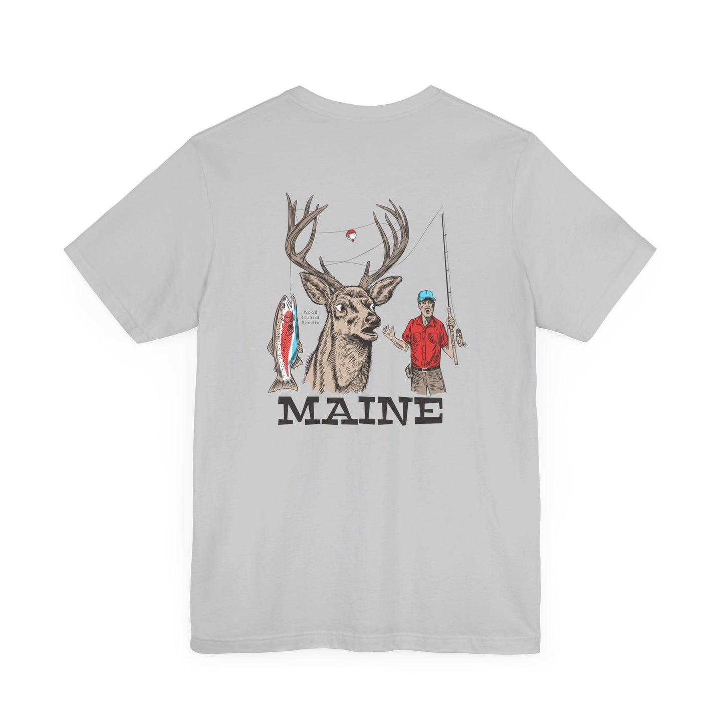 Maine Sportsman Graphic Unisex Tee