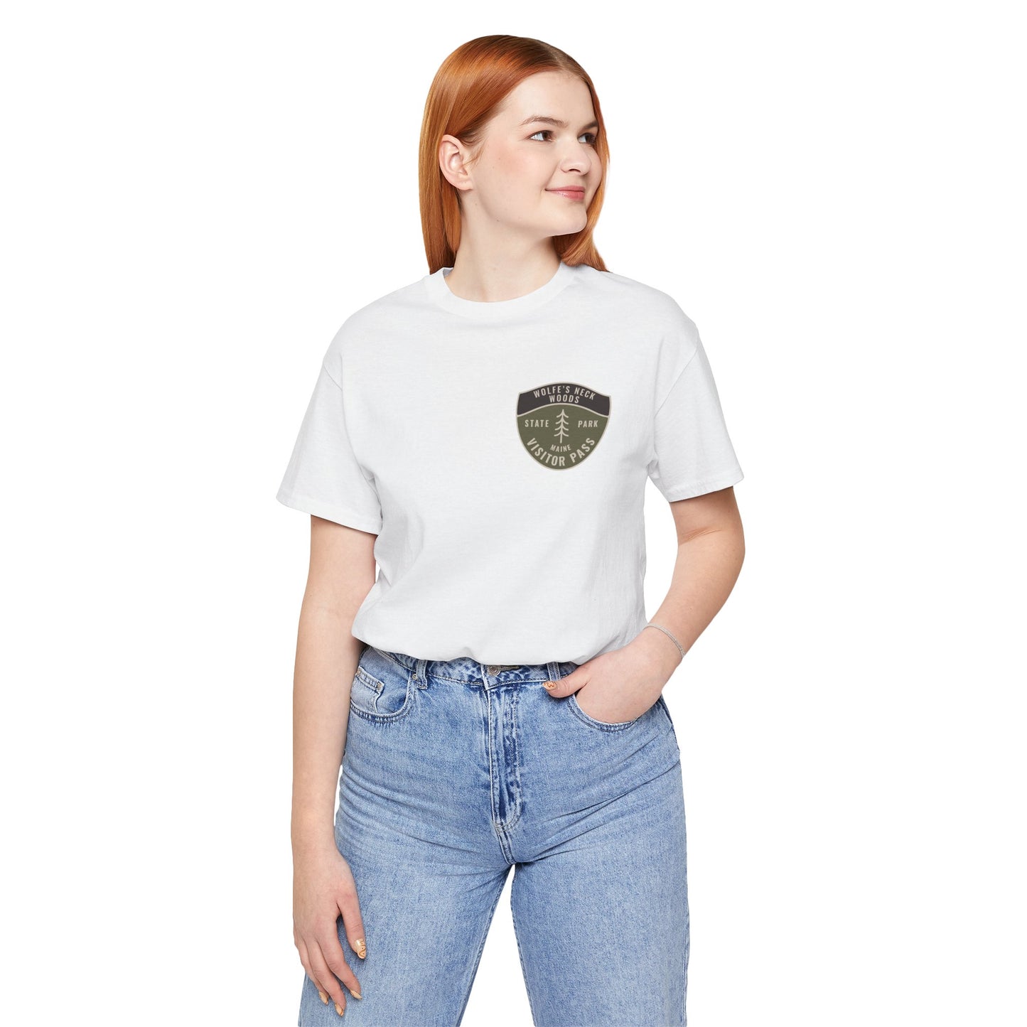Maine State Park - WOLFE'S NECK WOODS Visitor Pass Graphic Tee