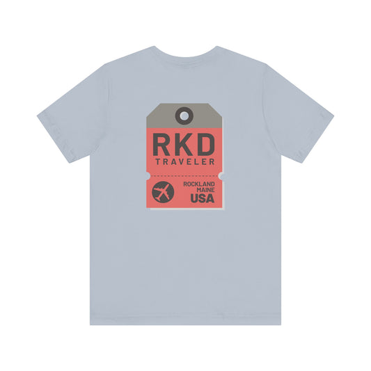 Rockland Maine Luggage Tag Graphic Tee