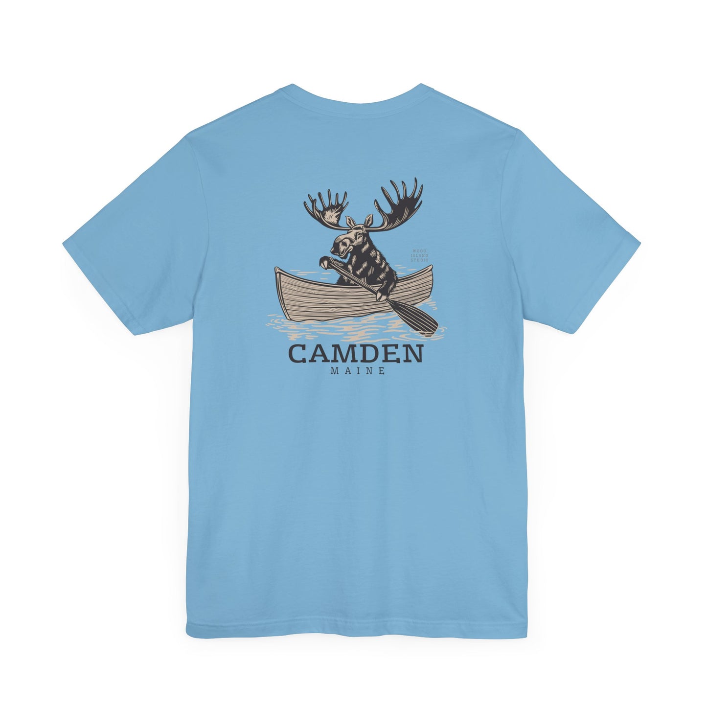 Camden Maine Rowing Moose Graphic Tee