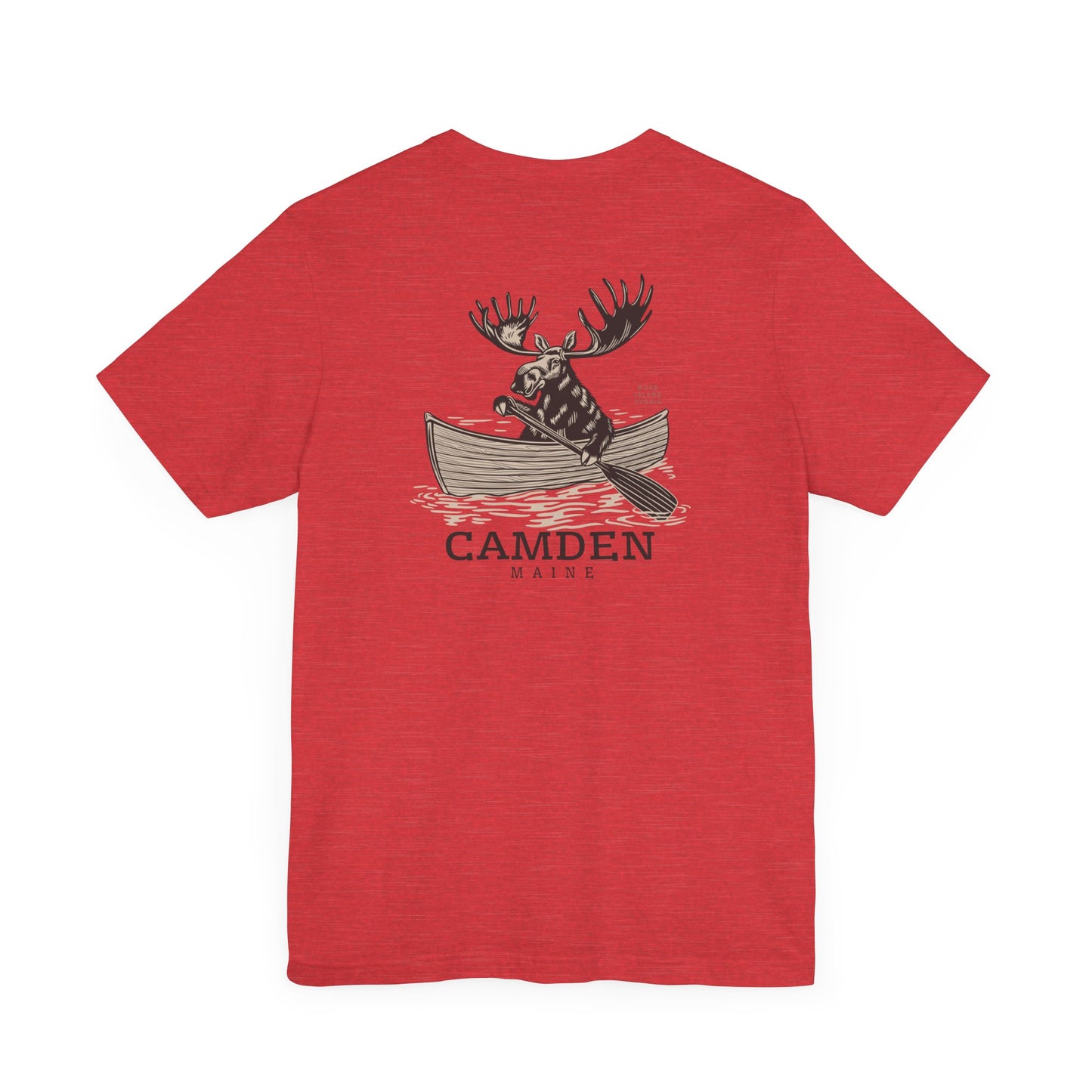 Camden Maine Rowing Moose Graphic Tee
