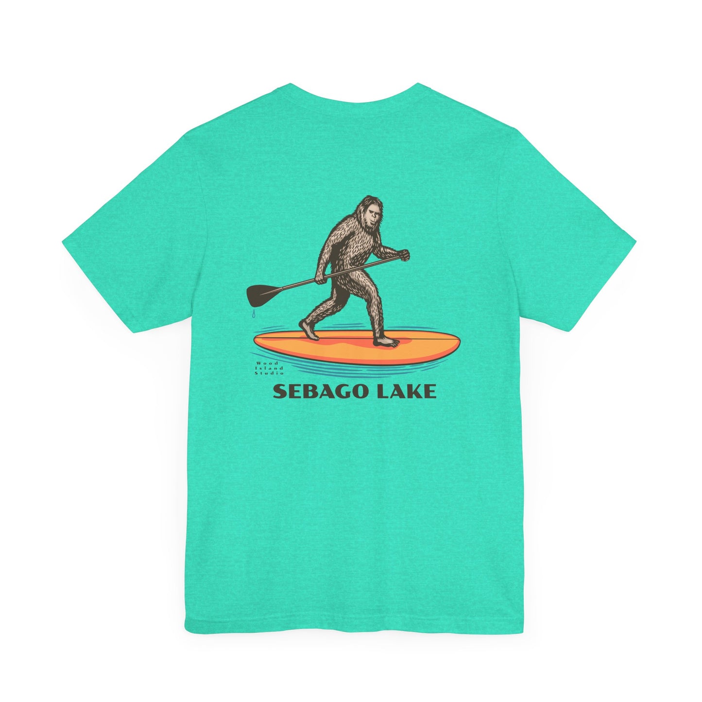 Sebago Lake Sasquatch Adventure Tee - Unisex Jersey Short Sleeve T-Shirt