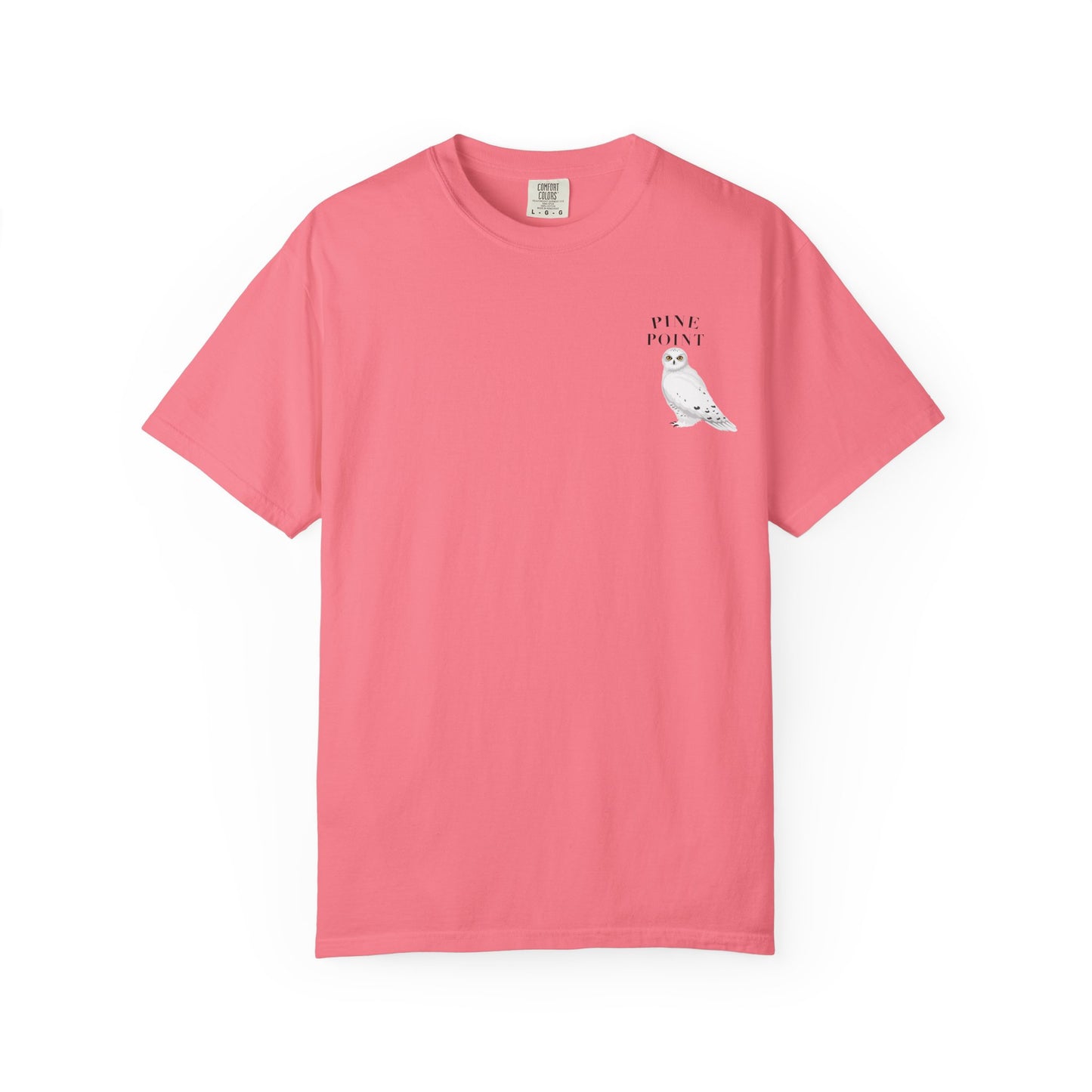 Pine Point Snowy Owl Tee – Comfort Colors 1717