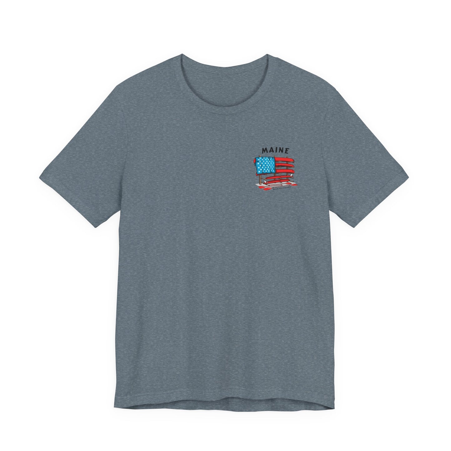Maine Graphic Unisex Tee - Celebrate Patriotism with Style