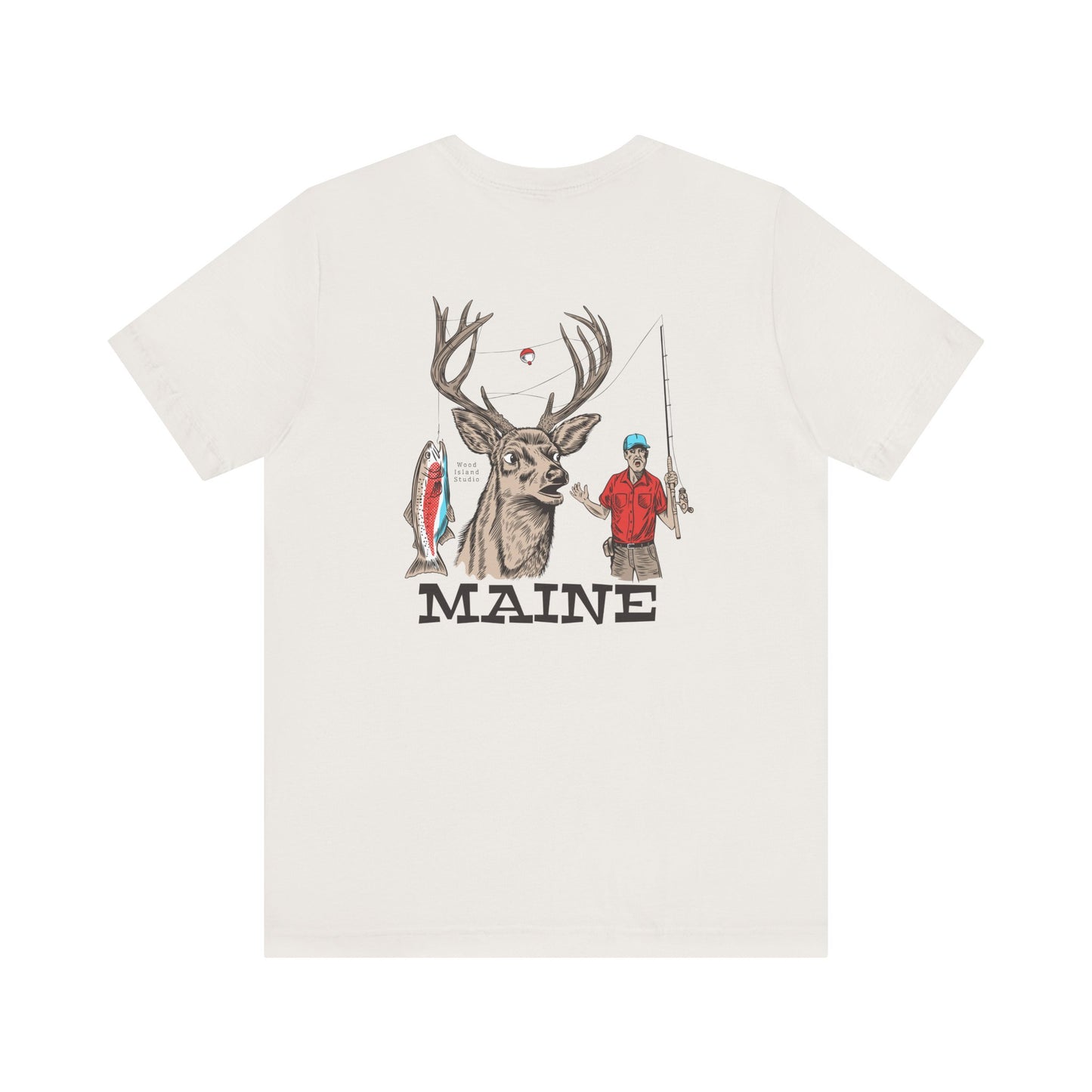 Maine Sportsman Graphic Unisex Tee